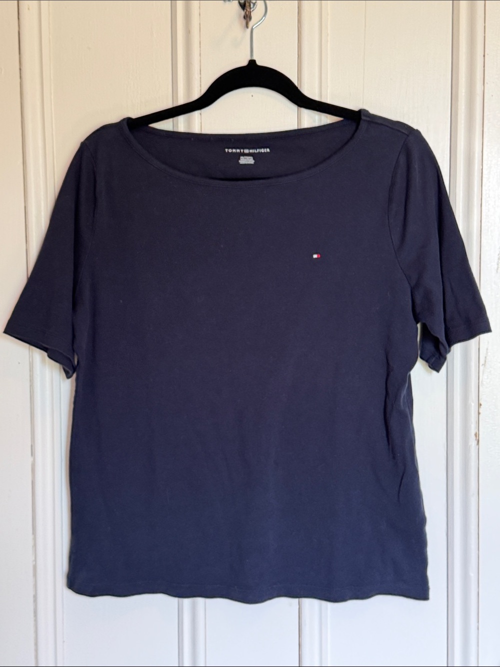 Tommy Hilfiger Dark Navy Short Sleeve Crewneck Tee